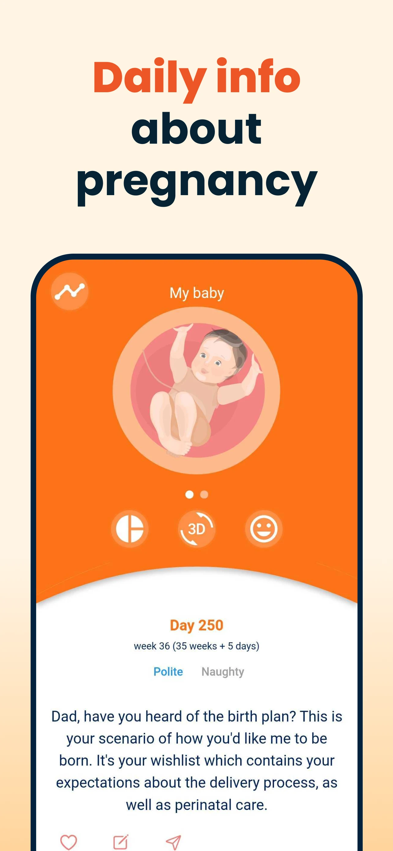 Daddy-to-be app: HiDaddy screenshot